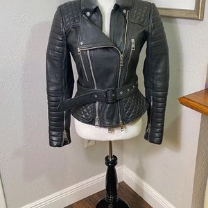 Burberry Prorsum  Moto Leather Jacket